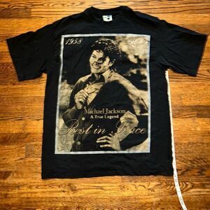Rare Michael Jackson Memorial T Shirt